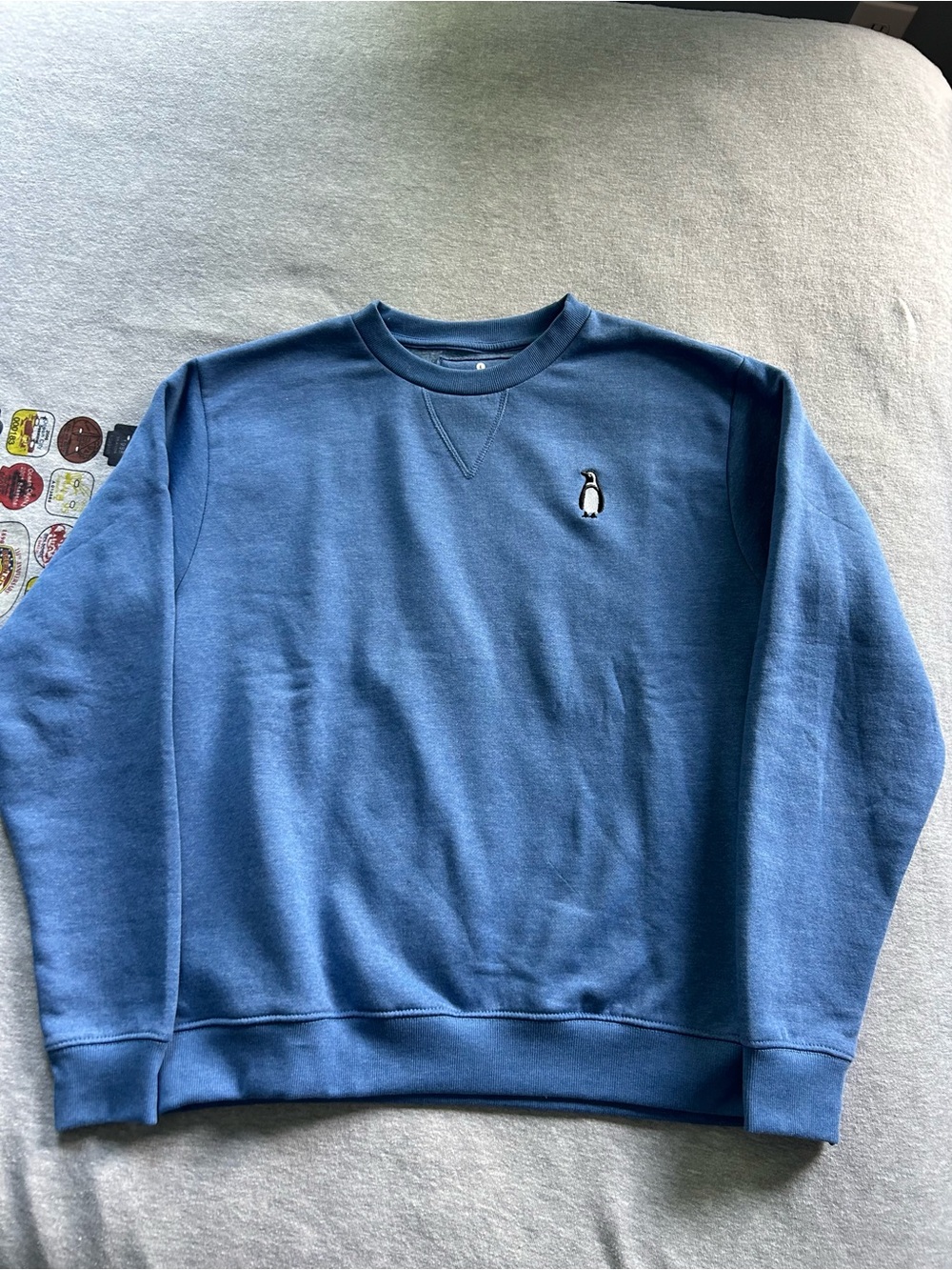 Original Penguin Men's Dusty Blue Crewneck Sweatshirt